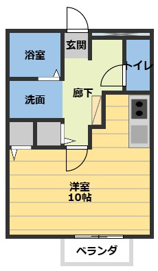 ラ・メールＴＡＫＡＳＡＧＯ　Ａの間取り