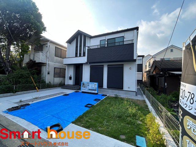 相模原市南区上鶴間　1号棟の外観|オシャレな外観は、人の目を引くだけではなく自慢したくなりますね！植木を置いたりアレンジは、自由です。自分の好みに仕上げましょう♪