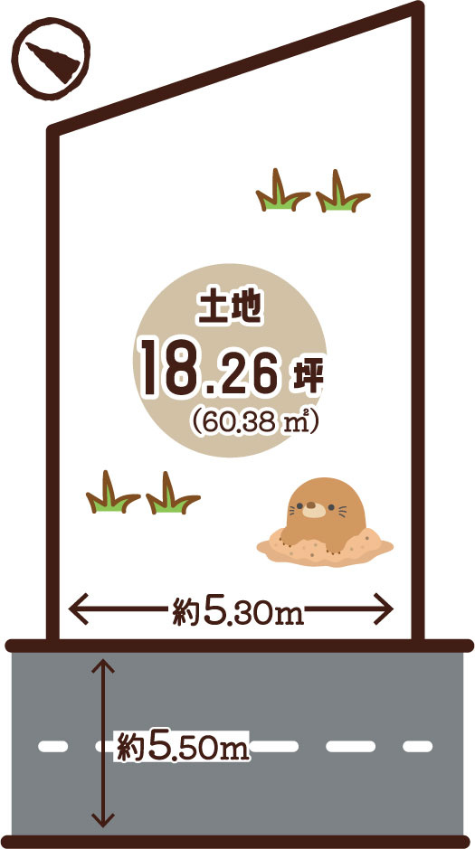 桂池尻町　条件無土地の外観