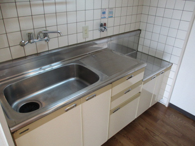 【キッチン】 | 豊二ハイツ | 広いキッチンです