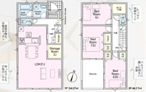 西郷村羽太新築一戸建て2棟の画像