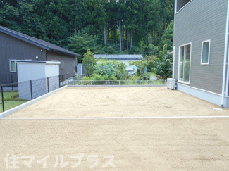 【庭】 | 西郷村羽太新築一戸建て2棟 | お庭の付いた物件です
