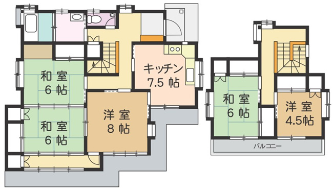 【間取り】 | 【中古住宅】古川福沼