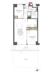 【間取り】扇サンハイツ 