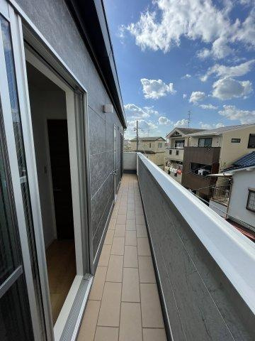 甲斐田新町　未入居一戸建てのバルコニー|■物件内覧・資金計画相談・住宅ローン相談、リフォーム相談、お問合せ受付中■
※当日・翌日のご内覧、ご相談はお電話でのお問合せがスムーズです！