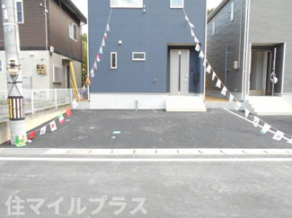 【駐車場】 | 西郷村羽太新築一戸建て2棟 | 駐車場があるので、車を買う予定の方も安心です