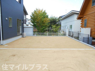 【庭】 | 西郷村羽太新築一戸建て2棟 | 簡単な家庭菜園も楽しめるお庭です