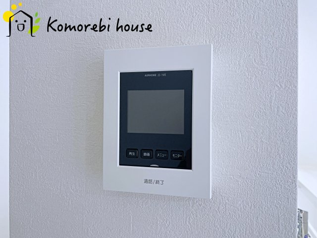 さいたま市西区三橋　1期　新築一戸建て　01の防犯設備|来客時も画面で確認できる安心のTVモニターフォン。録画機能も付いているの安心。忙しい毎日をしっかりサポートします。