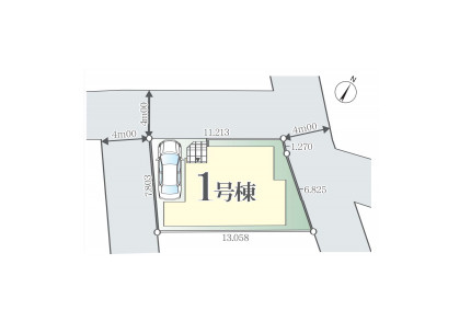さいたま市西区三橋　1期　新築一戸建て　01の区画図|1号棟