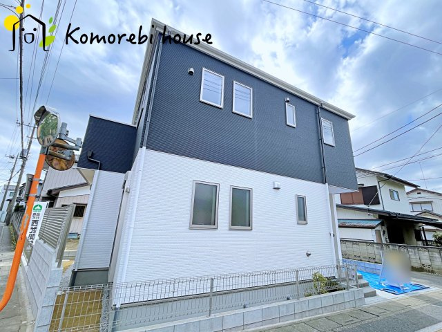 さいたま市西区三橋　1期　新築一戸建て　01の外観|耐久性に優れたサイディング貼りの外観。雨風に強く、汚れにくい素材で美しさが長持ちします。日々のメンテナンス負担を軽減し、家族の暮らしをしっかり守る安心の新築住宅です。