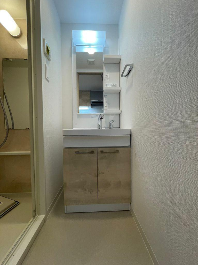 エスリード上前津セレーノ　名古屋市賃貸　仲介手数料無料の洗面所|洗面