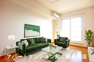 【居間・リビング】 | さくらヒルズ霞台　壱番館 | CGで家具等を配置したものです。実際に家具等は含まれません。