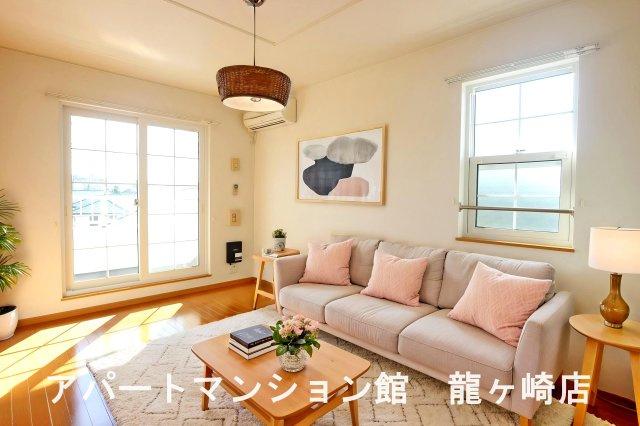 さくらヒルズ霞台　壱番館の居間・リビング|CGで家具等を配置したものです。実際に家具等は含まれません