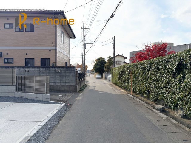 那珂市菅谷11期　新築戸建て　1号棟の前面道路含む現地写真|堂々！建物完成♪実際のお部屋をご見学可能です♪
ご見学が一番の資料！お気軽にお問い合わせ下さい♪
