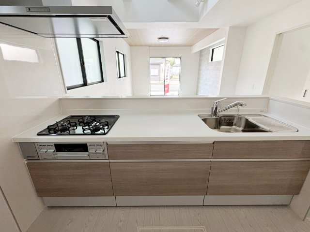 新築戸建・新築建売　福島市宮代3期　QUADRIFOGLIO　全6棟のキッチン