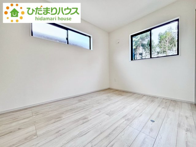 流山市北3期　新築戸建　1号棟の洋室|2面採光で陽当たり良好！