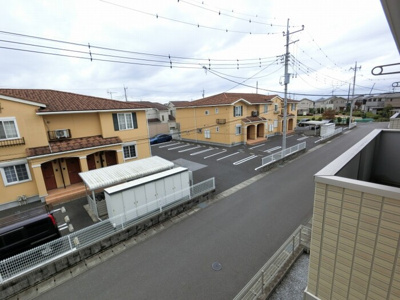 【バルコニー】 | フランシール Ａ | ２Ｆバルコニーからの眺望