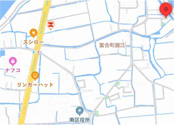 よかタウン／南区富合町廻江の地図