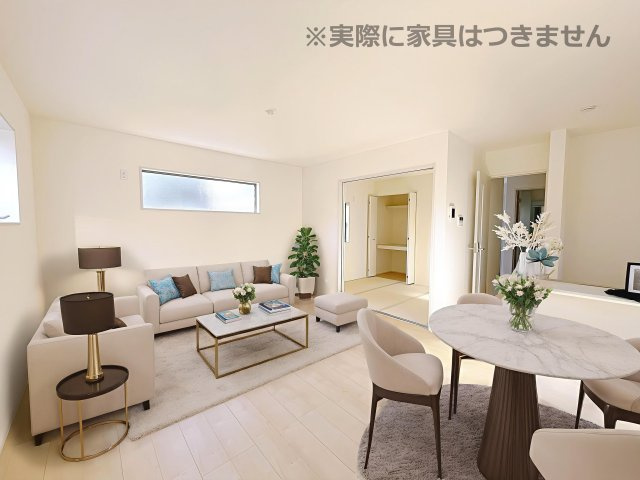 新築戸建・新築建売　いわき市自由ケ丘　郷ケ丘小・中央台北中　長期優良住宅の区画図|■土地面積：165.10㎡　■建物面積：110.12㎡　■駐車スペース3台