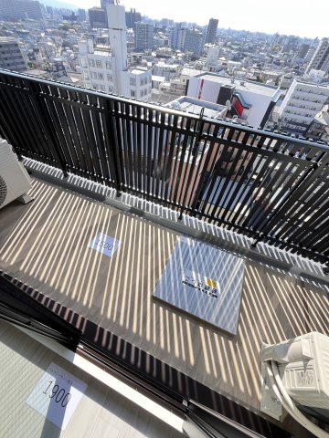 大阪市城東区今福西１丁目の賃貸マンションのバルコニー