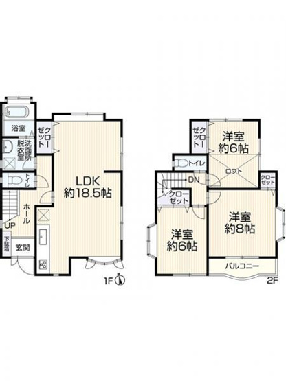 【間取り】 | 都筑区佐江戸町戸建て