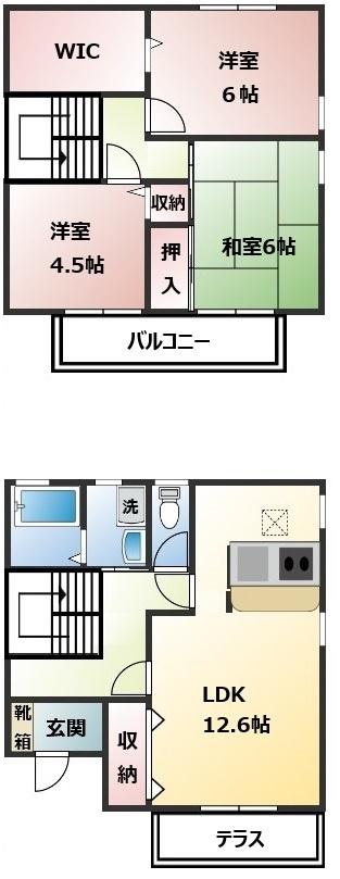 ガーデンヒルズの間取り