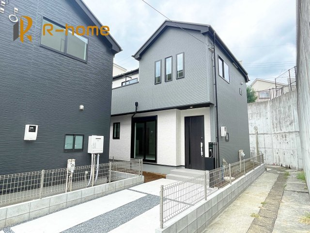 流山市野々下3期　新築戸建て　2号棟の外観|2025年9月完成予定！近隣の同仕様完成物件をご見学いただけます♪