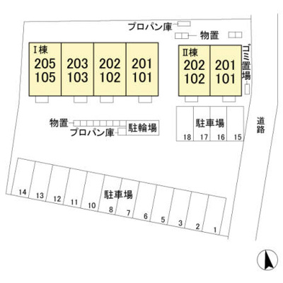 【区画図】 | クレスト Ⅱ