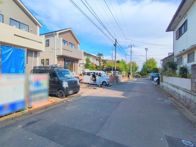 『八王子市新築戸建て』八王子市丸山町16-3【仲介手数料無料】の前面道路含む現地写真|～仲介手数料無料☆八王子ひなた不動産～　八王子市丸山町　新築戸建て