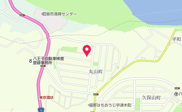 『八王子市新築戸建て』八王子市丸山町16-3【仲介手数料無料】の地図|～仲介手数料無料☆八王子ひなた不動産～　八王子市丸山町　新築戸建て