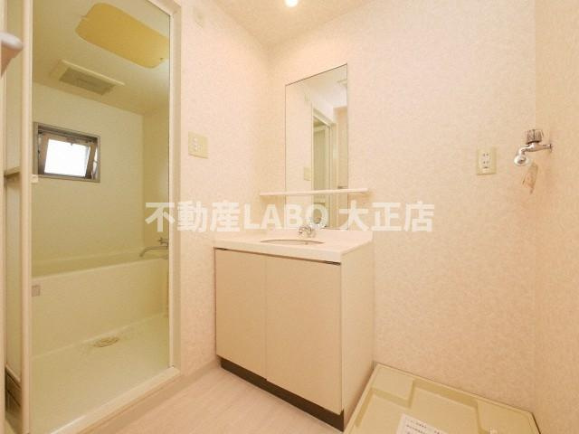 ウィルテラスなんば南の洗面所