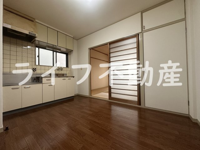 田中ハイツの居間・リビング|リビングです