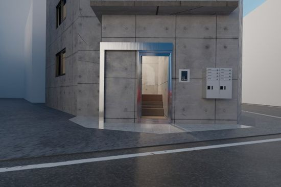 フィエルテ東向島のエントランス