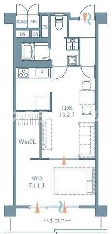 シャトー三愛の間取り