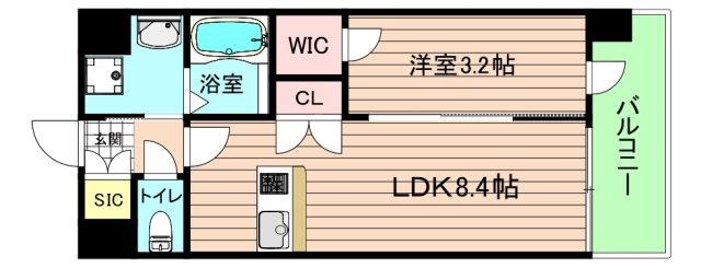 大阪市都島区大東町１丁目の賃貸マンションの間取り