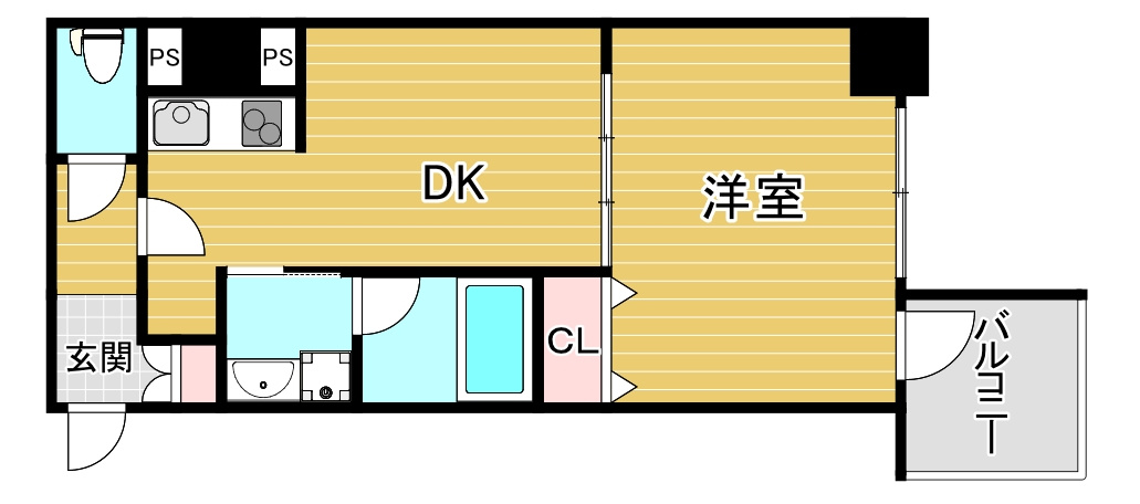 サムティ難波グレイスの間取り