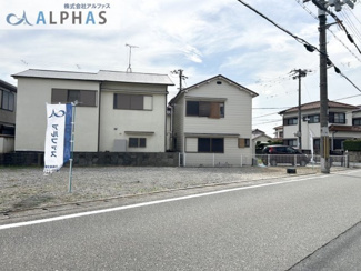 【外観】 | ☆建築条件なし☆
北東側道路幅員7ｍ以上あります♪