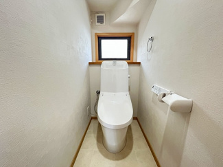 【トイレ】 | 厚木市下荻野 中古戸建て | 新規交換（新設）：洗浄便座