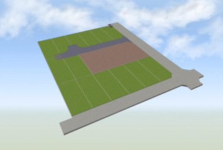 【外観パース】 | 建築条件なし♪ほか区画相談ください。