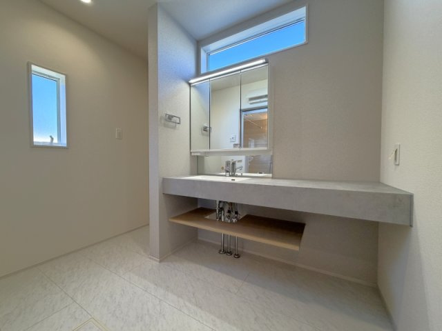 所沢市下安松 全11棟 新築分譲住宅の洗面所