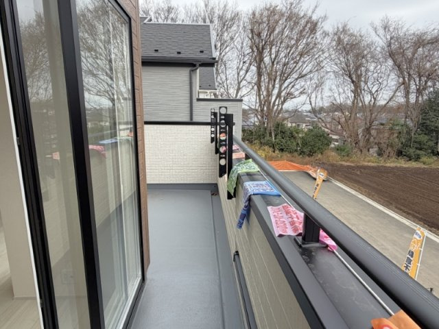 所沢市下安松 全11棟 新築分譲住宅のバルコニー