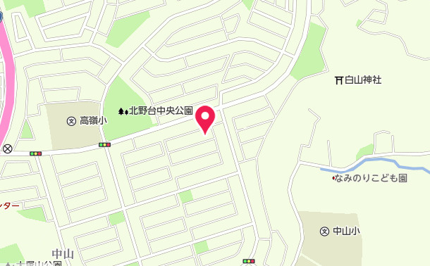 祝：成約済み　八王子市　北野台　新築戸建て　４期の地図|～仲介手数料無料☆八王子ひなた不動産～　八王子市北野台　新築戸建て