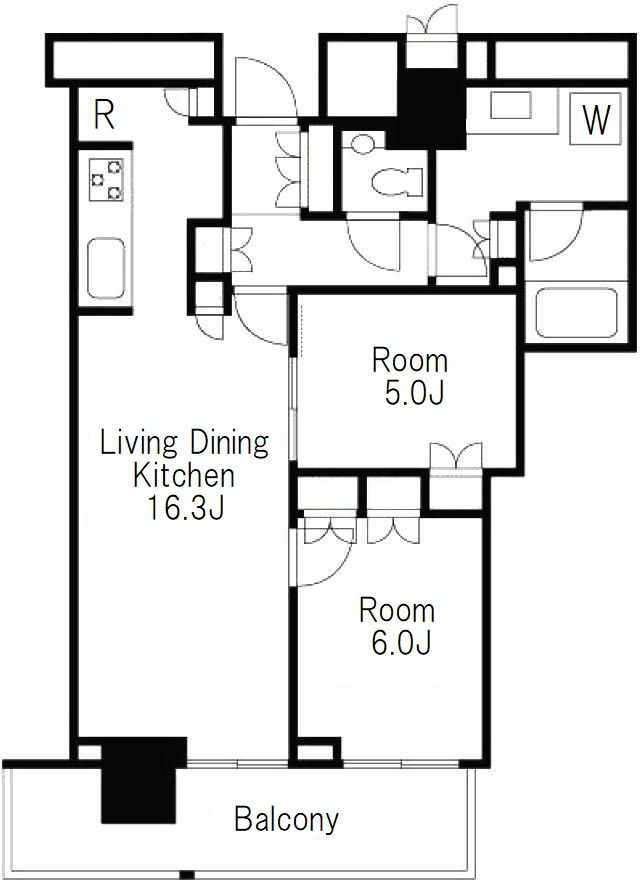 ザ・パークハウス晴海タワーズティアロレジデンスの間取り