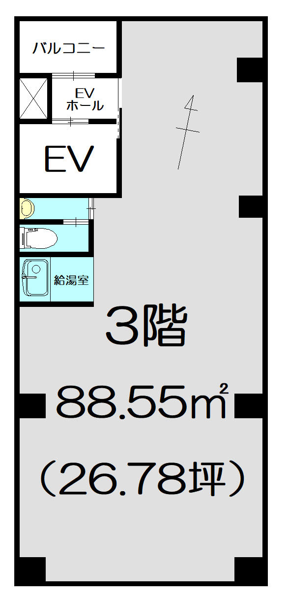 松ロイヤルビルの間取り