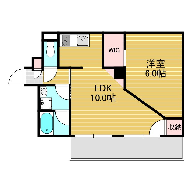 第2パレス東洋の間取り