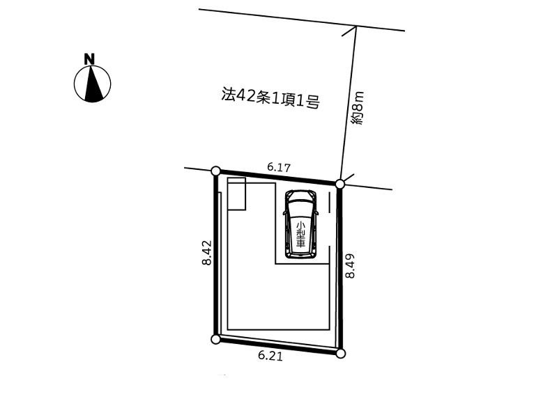 横浜市鶴見区東寺尾3丁目 新築戸建て【仲介手数料無料】の区画図