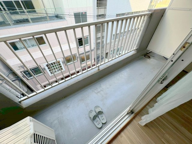 マンションFujiのバルコニー