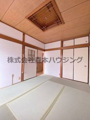 【和室】 | 　門真市柳田町13戸建貸家 | ゆったりとくつろげる和室です
2階