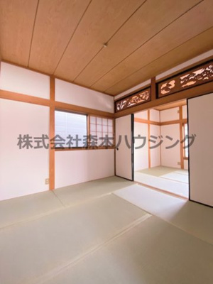 【和室】 | 　門真市柳田町13戸建貸家 | 和室ならではの温かな和の空間で寛ぎの時間を過ごせます
3階