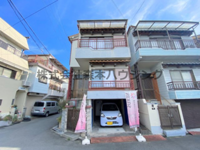 【外観】 | 　門真市柳田町13戸建貸家 | 外はこのようになっています